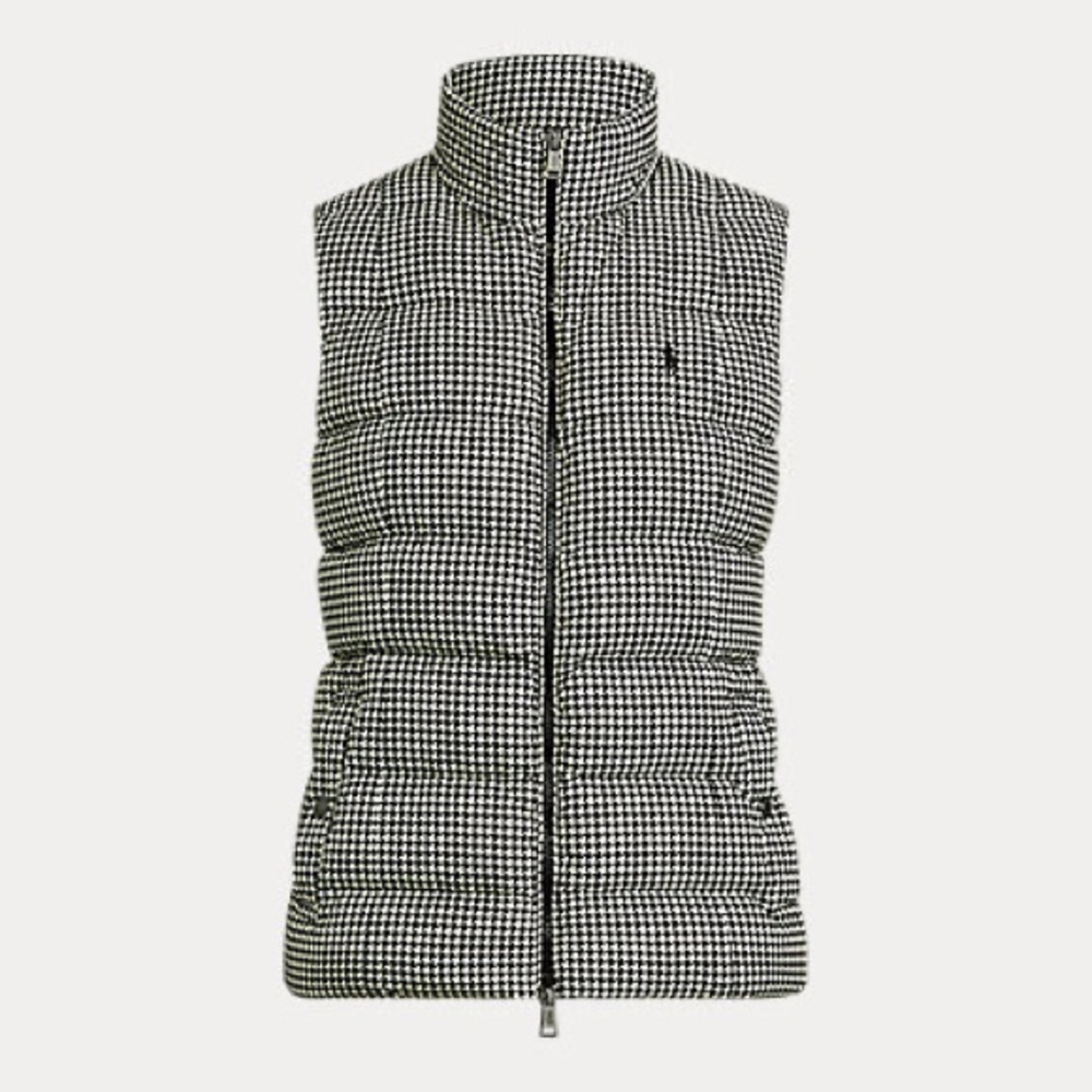 Ralph Lauren Houndstooth Down Vest